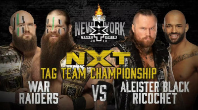 Aleister Black & Ricochet vs War Raiders