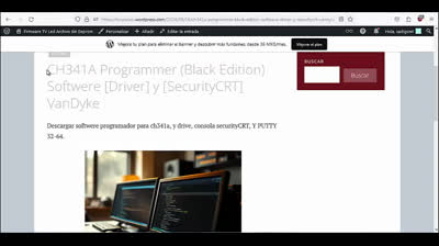 CH341A Programmer (Black Edition) Softwere [Driver] y [SecurityCRT] VanDyke