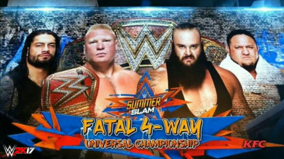 Roman Reigns vs Brock Lesnar vs Samoa Joe vs Braun Strowman
