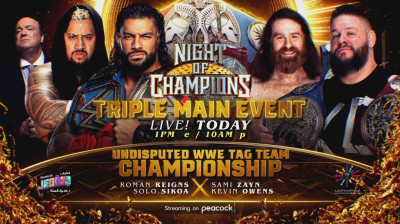 Roman Reigns & Solo Sikoa vs Sami Zayn & Kevin Owens