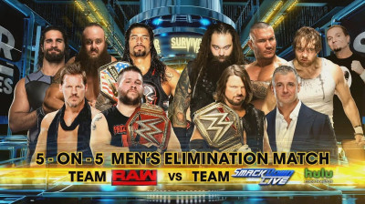 Team Raw vs Team Smackdown