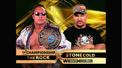 The Rock vs Stone Cold Steve Austin