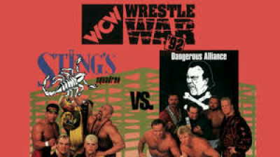 Sting's Squadron (Barry Windham, Dustin Rhodes, Nikita Koloff, Ricky Steamboat, Sting) vs The Four Horseman(Arn Anderson, Bobby Eaton, Larry Zbyszko, Rick Rude, Steve Austin)