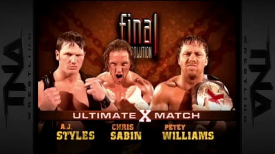 AJ Styles vs Chris Sabin vs Petey Williams
