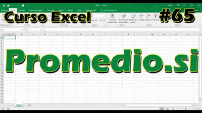 CURSO EXCEL [65] ► FÓRMULA PROMEDIO.SI