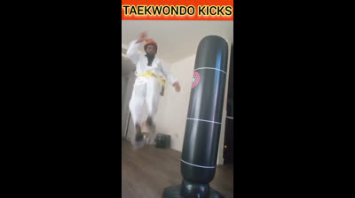 Taekwondo Training, Question Mark Kick