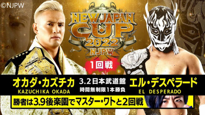 NJPW New Japan Cup-Kazuchika Okada vs El Desperado