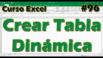 CURSO EXCEL [96] ► Crear TABLA DINÁMICA