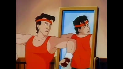 The Real Ghostbusters 5x10-21 - Venk-Man - Slimer Streak Peter Super Uomo - Slimer Lascia La Scia