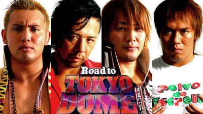 NJPW Road to TOKYO DOME-Hiroshi Tanahashi & Tetsuya Naito vs Kazuchika Okada & Shinsuke Nakamura