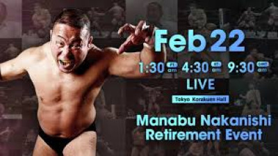 NJPW Manabu Nakanishi Retirement Event-EVIL & Shingo Takagi & Tetsuya Naito vs 	Tomoaki Honma & Will Ospreay & YOSHI-HASHI