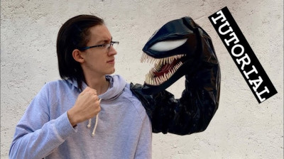 Selbstgemachtes Venom-Kostüm