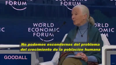 Despertad!! ESCALOFRIANTE DISCURSO de la británica ?? aliada del FEM, Jane Goodall: