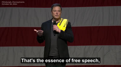 Elon Musk: Deberíamos dejar que las ideas compitan, no reprimirlas.