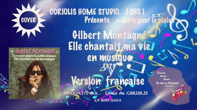 Cover  Elle chantait ma vie en musique Gilbert Montagné ( Killing me softly)