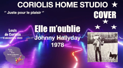 Cover Elle m'oublie de Johnny Hallyday par Louis de Coriolis