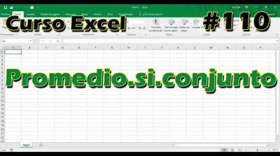CURSO EXCEL [110] ► FÓRMULA PROMEDIO.SI.CONJUNTO