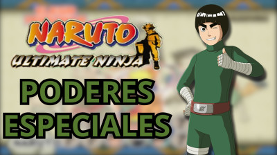 Poderes ESPECIALES de ROCK LEE  - Naruto Ultimate ninja - 2003 - PS2