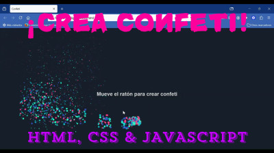 Cómo crear una explosión de confeti | HTML, CSS & JavaScript - Web development