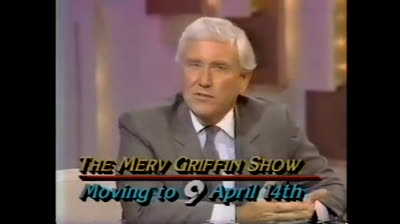 KHJ Channel 9 - The Merv Griffin Show - ..Is Moving To - Starting promo for April 14, 1986