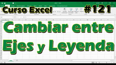 CURSO EXCEL [121] ► Cambiar entre EJES y LEYENDA