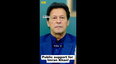 Public support for Imran Khan! || IRK FANS