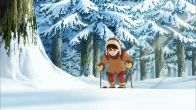 Ronja la Hija del Bandolero - Capítulo 9 Atrapa en la Nieve