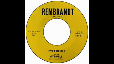 Nite-Owls (1966) - It's A Hassle