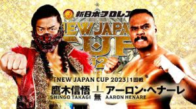 NJPW New Japan Cup 2023-Shingo Takagi vs Henare