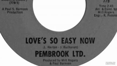 Pembrook Ltd (1967) - Love’s So Easy Now