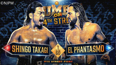 NJPW Rumble On 44th Street-Shingo Takagi vs El Phantasmo