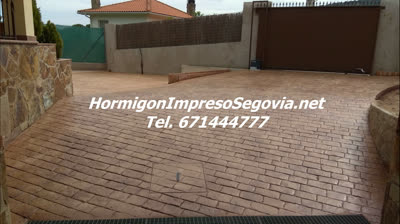 Pavimentos de Hormigón Impreso en Segovia