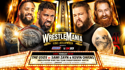 Usos vs Sami  Zayn & Kevin Owens