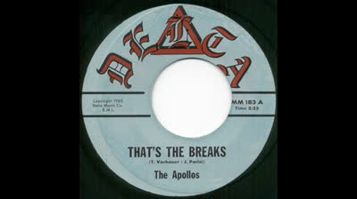 Apollos (1965) - That's the breaks