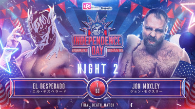 NJPW STRONG Independence Day-Jon Moxley vs El Desperado