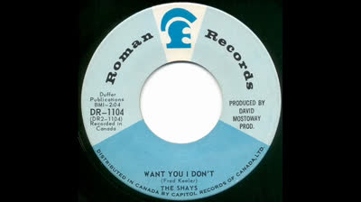 Shays (1966) - Want you I don't
