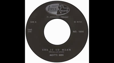 Mott's Men (1966) - She's So Mean