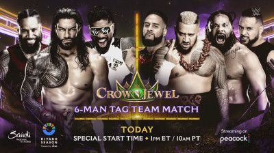 Roman Reigns, Jimmy Uso & Jey Uso vs The Bloodline (Full Match)