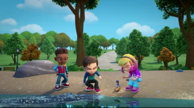 Spidey y sus Sorprendentes Amigos || T01-E05:(Pizadas, Palomas Problemáticas/Nieve Verde)