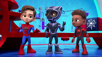 Spidey y sus Sorprendentes Amigos || T01-E08:(Rhino Cohete/Dulce o TRAECE-E)