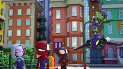 Spidey y sus Sorprendentes Amigos || T01-E10:(Verdín No Es Malandrín/Mono Araña)