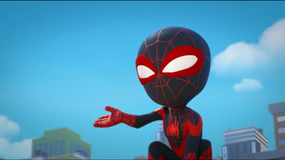 Spidey y sus Sorprendentes Amigos || T01-E15:(Spin Se Acelera/Los Bandidos del Puente)