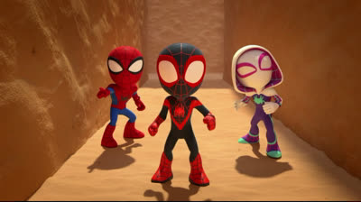 Spidey y sus Sorprendentes Amigos || T02-E07:(Trampa de Arena/Exceso de Diversión)