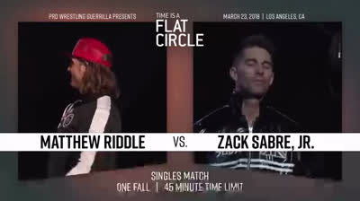PWG Time is a Flat Circle-Matt Riddle vs Zack Sabre Jr