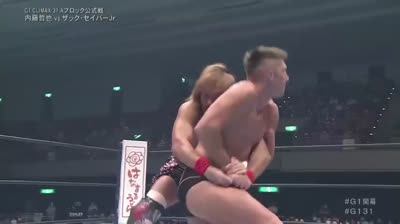 NJPW G1 Climax 32- Zack Sabre Jr vs Tetsuya Naito