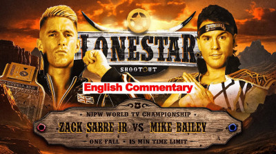 NJPW STRONG Lonestar Shootout-Zack Sabre Jr vs Mike Bailey