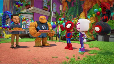 Spidey y sus Sorprendentes Amigos || T03-E01:(El Vecindario Amigable/El Vuelo de las Mariposas)