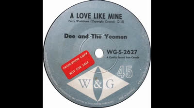 Dee & the Yeomen (1966) - A Love Like Mine