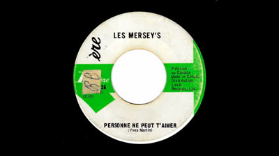 Les Mersey's (1966) - Personne Ne Peut T'aimer