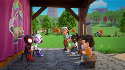 Spidey y sus Sorprendentes Amigos || T03-E06:(Rhino y la Gansa/Perro Contra Gata)